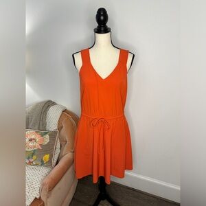 NWT Athleta Orange Savannah Strap Mini Dress | Size S/P